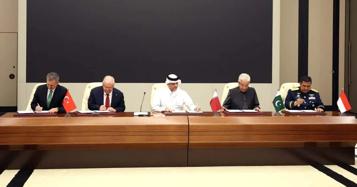Qatar, Turcia, Pakistan și Indonezia semnează un acord de apărare comună