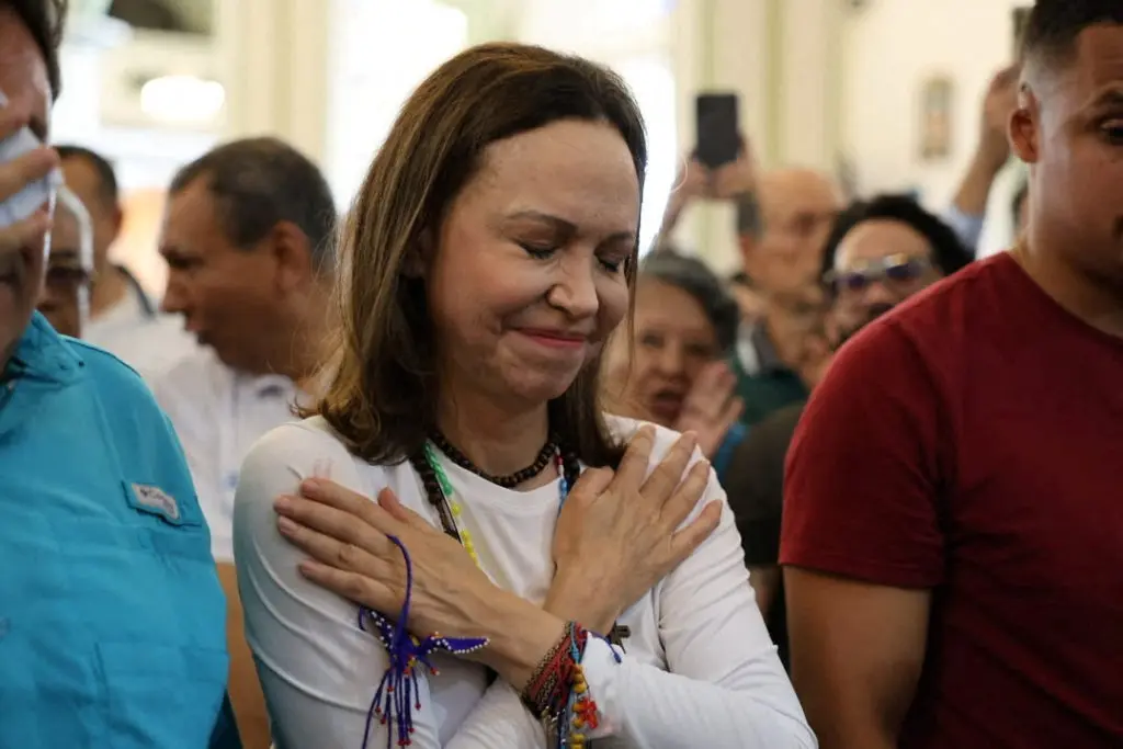 María Corina Machado revine în fața publicului după luni de exil